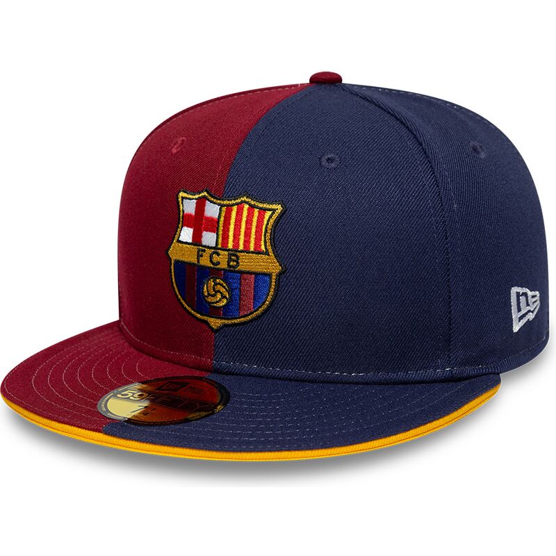 kasketter-flad-flerfarvet-tilpasset-59fifty-9fifty-poly-fra-fc-barcelona-laliga-af-new-era