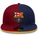 kasketter-flad-flerfarvet-tilpasset-59fifty-9fifty-poly-fra-fc-barcelona-laliga-af-new-era