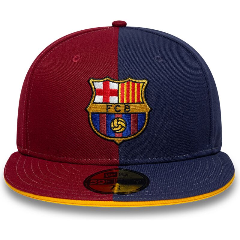 kasketter-flad-flerfarvet-tilpasset-59fifty-9fifty-poly-fra-fc-barcelona-laliga-af-new-era