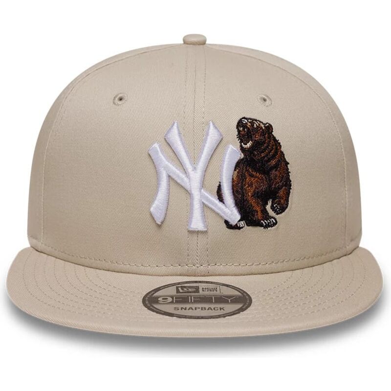 kasketter-flad-beige-snapback-9fifty-outdoor-icon-fra-new-york-yankees-mlb-af-new-era