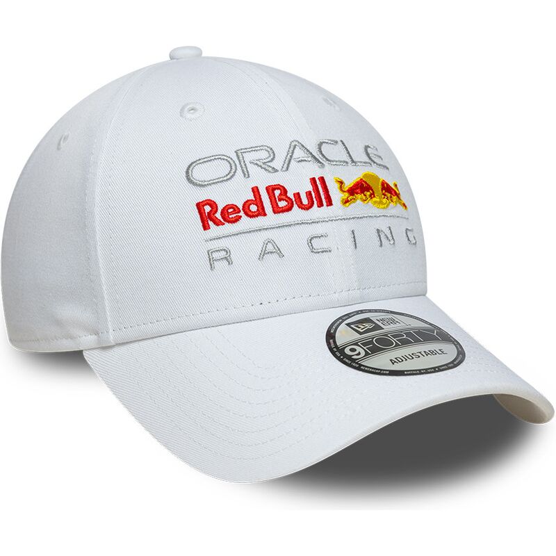 kasketter-buet-hvid-justerbar-rem-9forty-core-fra-red-bull-racing-formula-1-af-new-era
