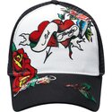 kasketter-buet-sort-snapback-love-ed-af-ed-hardy