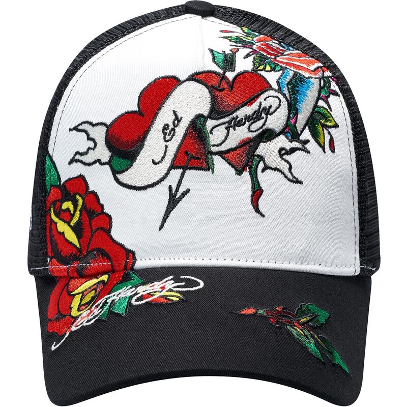 kasketter-buet-sort-snapback-love-ed-af-ed-hardy