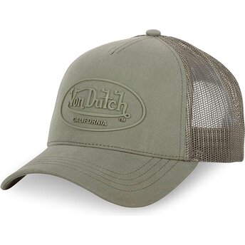 Kasketter buet grøn snapback LOG09 af Von Dutch