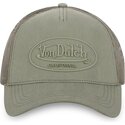 kasketter-buet-gron-snapback-log09-af-von-dutch