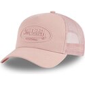 kasketter-buet-lyserod-snapback-log10-af-von-dutch