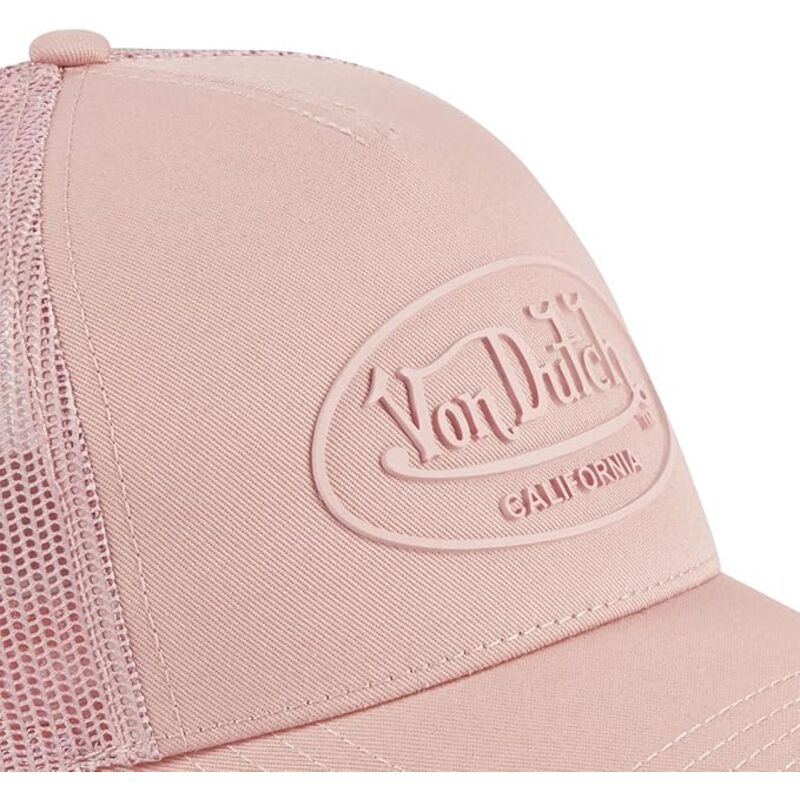 kasketter-buet-lyserod-snapback-log10-af-von-dutch