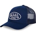kasketter-buet-marinebla-justerbar-rem-lof-b20-af-von-dutch
