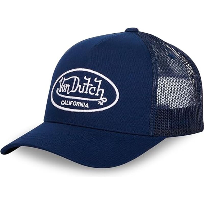 kasketter-buet-marinebla-justerbar-rem-lof-b20-af-von-dutch