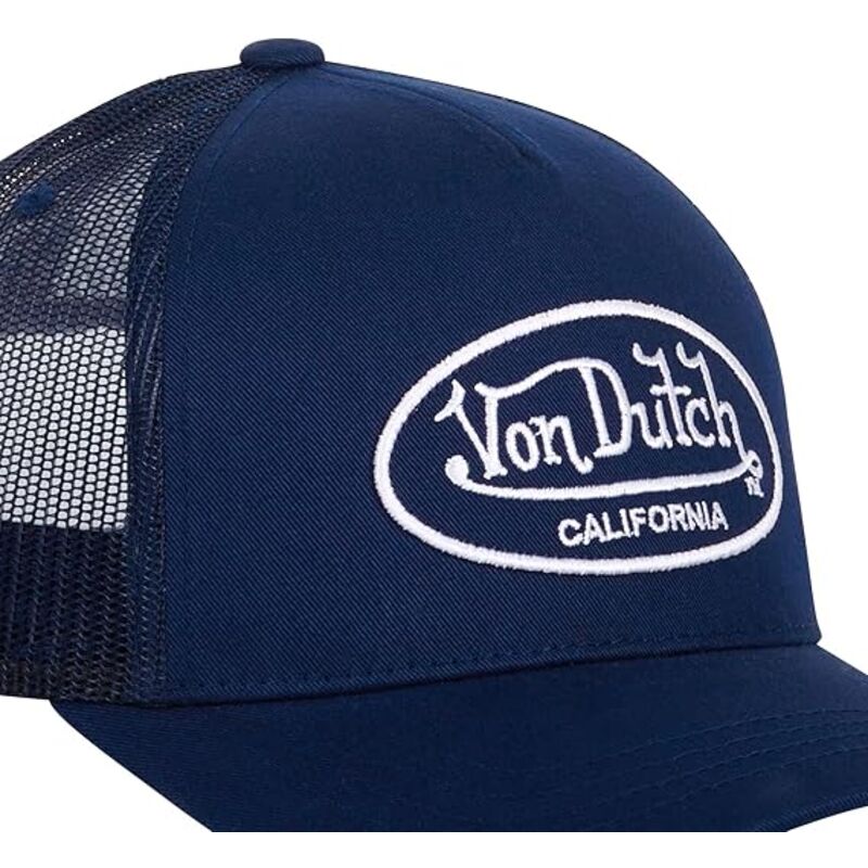 kasketter-buet-marinebla-justerbar-rem-lof-b20-af-von-dutch