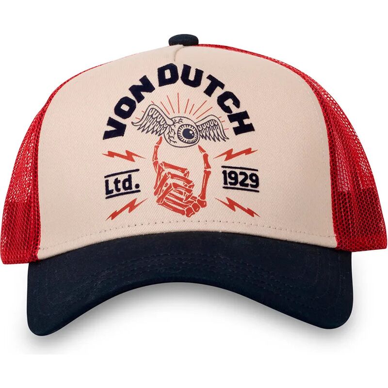 kasketter-buet-flerfarvet-snapback-gra-af-von-dutch
