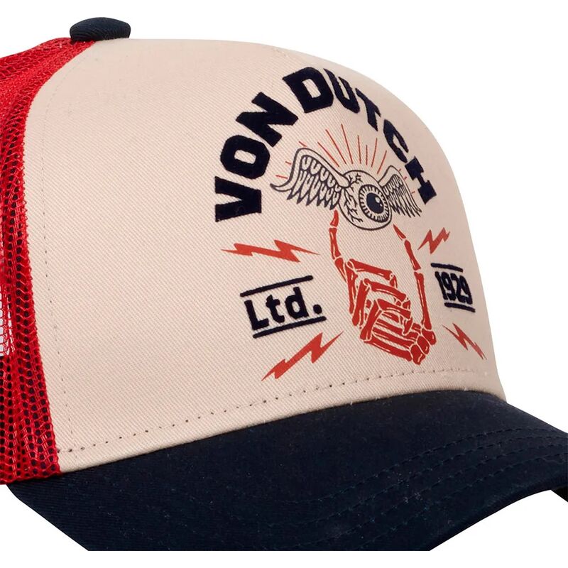 kasketter-buet-flerfarvet-snapback-gra-af-von-dutch