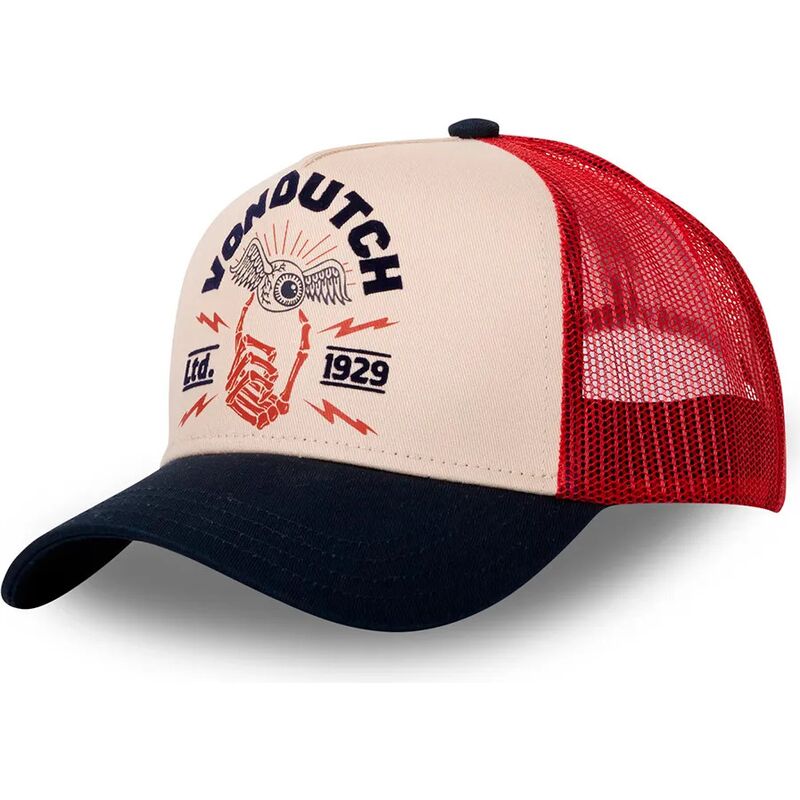 kasketter-buet-flerfarvet-snapback-gra-af-von-dutch