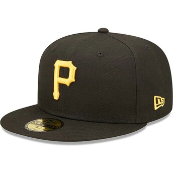 Kasketter flad sort tilpasset 59FIFTY AC Perf fra Pittsburgh Pirates MLB af New Era