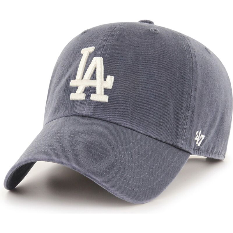 kasketter-buet-gra-justerbar-rem-clean-up-vintage-navy-fra-los-angeles-dodgers-mlb-af-47-brand