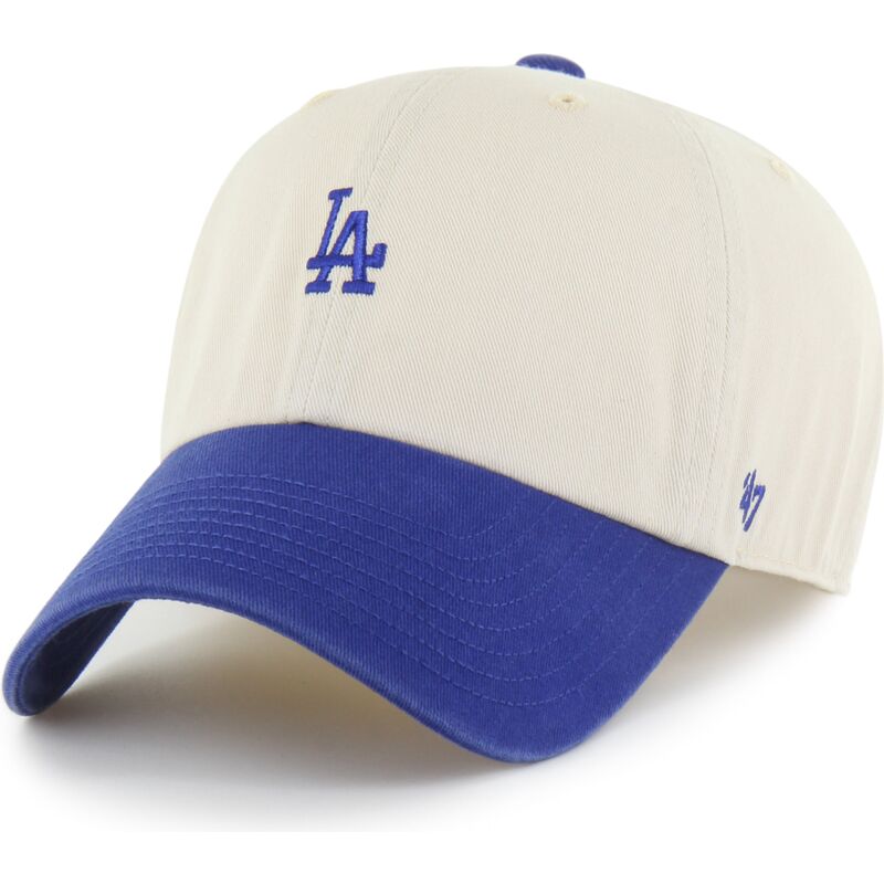 kasketter-buet-beige-justerbar-rem-clean-up-base-runner-two-tone-fra-los-angeles-dodgers-mlb-af-47-brand kasketter-buet-beige-justerbar-rem-clean-up-base-runner-two-tone-fra-los-angeles-dodgers-mlb-af-47-brand