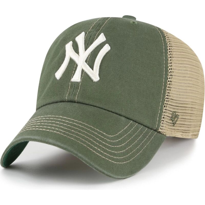 kasketter-buet-gron-snapback-clean-up-trawler-fra-new-york-yankees-mlb-af-47-brand