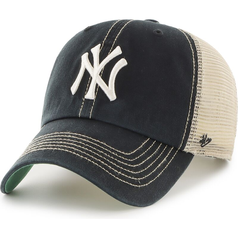 kasketter-buet-sort-snapback-clean-up-trawler-fra-new-york-yankees-mlb-af-47-brand