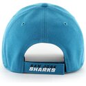 kasketter-buet-bla-justerbar-rem-mvp-dark-teal-fra-san-jose-sharks-nhl-af-47-brand
