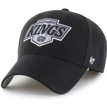 Kasketter buet sort justerbar rem MVP Essential fra Los Angeles Kings NHL af 47 Brand