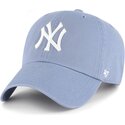 kasketter-buet-bla-justerbar-rem-clean-up-vapor-fra-new-york-yankees-mlb-af-47-brand