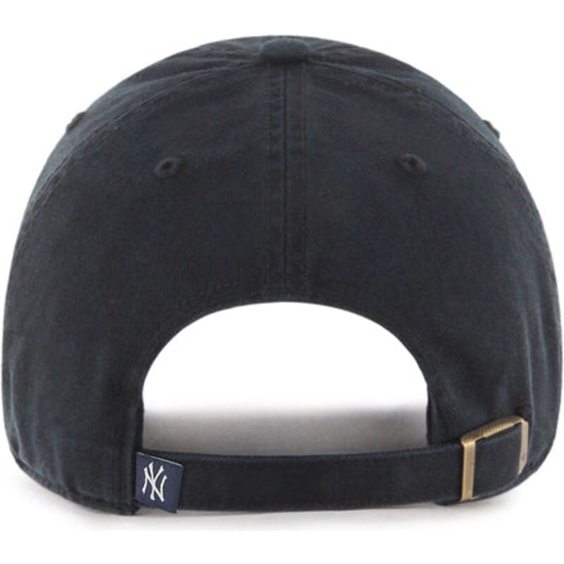 buet-sort-kasket-fra-new-york-yankees-mlb-clean-up-fra-47-brand