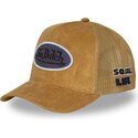 kasketter-buet-brun-snapback-fur17-af-von-dutch