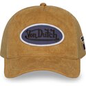 kasketter-buet-brun-snapback-fur17-af-von-dutch