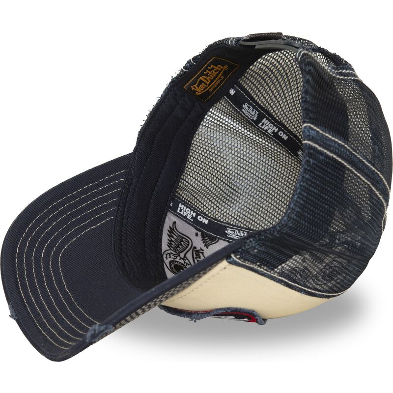kasketter-buet-marinebla-snapback-urb02-af-von-dutch