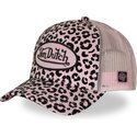 kasketter-buet-leopard-snapback-rosa-verle-af-von-dutch
