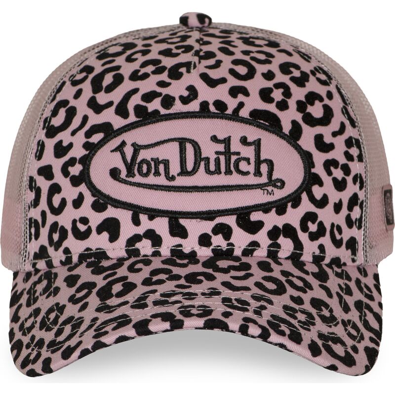 kasketter-buet-leopard-snapback-rosa-verle-af-von-dutch kasketter-buet-leopard-snapback-rosa-verle-af-von-dutch