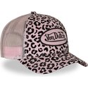 kasketter-buet-leopard-snapback-rosa-verle-af-von-dutch