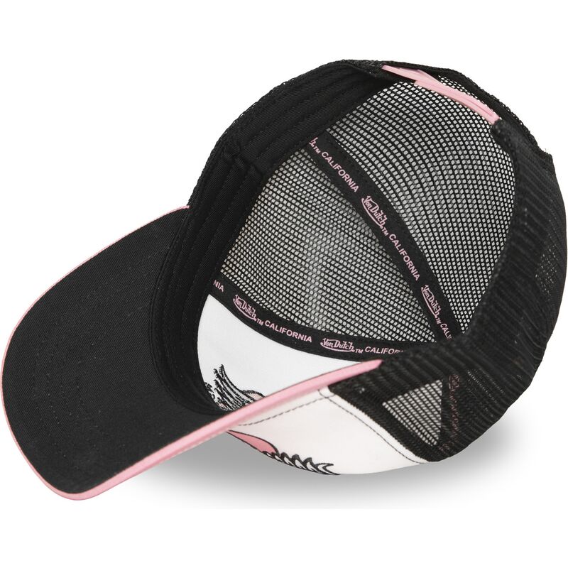 kasketter-buet-lyserod-snapback-oeil-af-von-dutch