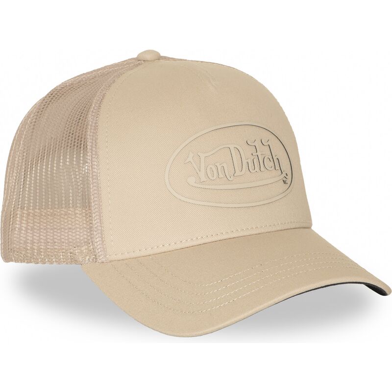 kasketter-buet-beige-snapback-log23-af-von-dutch kasketter-buet-beige-snapback-log23-af-von-dutch
