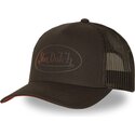 kasketter-buet-brun-snapback-log24-af-von-dutch
