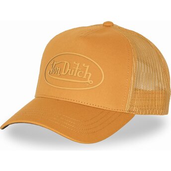 Kasketter buet orange snapback LOG25 af Von Dutch