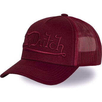 Kasketter buet rød snapback EMB07 af Von Dutch