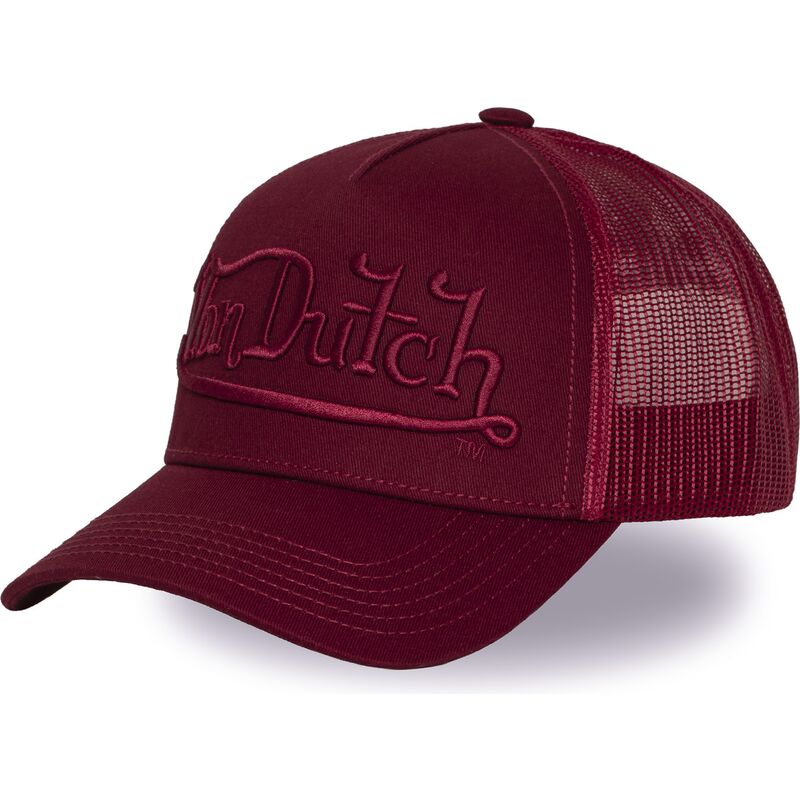 kasketter-buet-rod-snapback-emb07-af-von-dutch