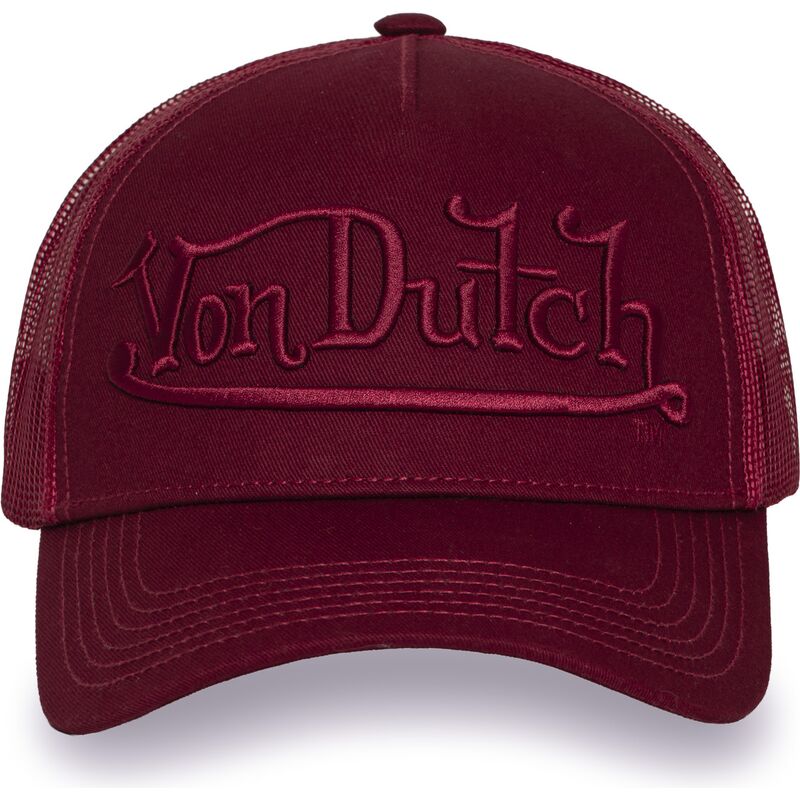 kasketter-buet-rod-snapback-emb07-af-von-dutch