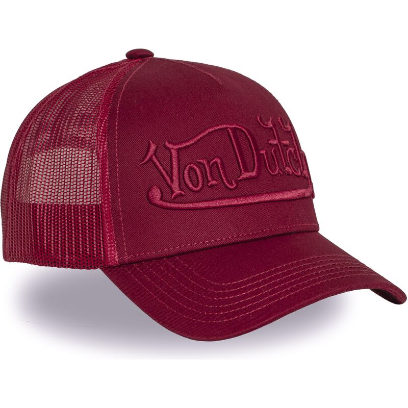 kasketter-buet-rod-snapback-emb07-af-von-dutch