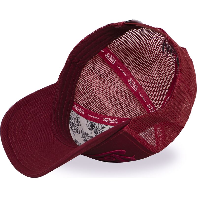 kasketter-buet-rod-snapback-emb07-af-von-dutch