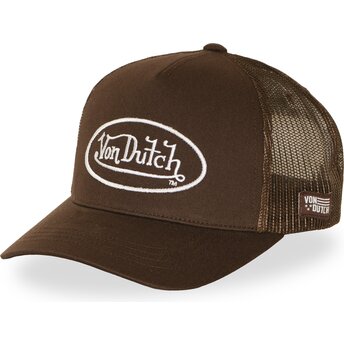 Kasketter buet brun justerbar rem LOFB51 af Von Dutch