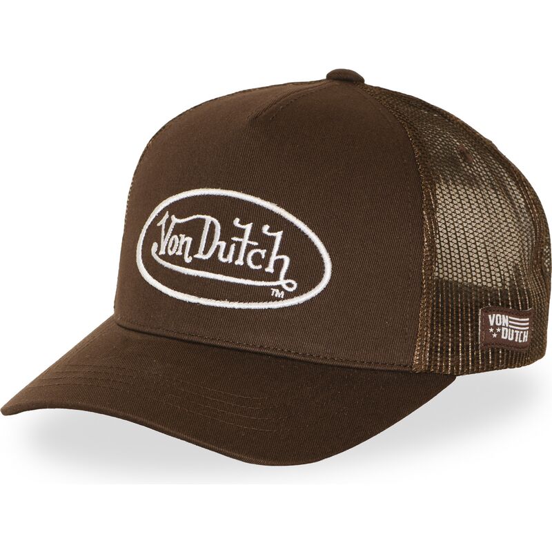 kasketter-buet-brun-justerbar-rem-lofb51-af-von-dutch kasketter-buet-brun-justerbar-rem-lofb51-af-von-dutch