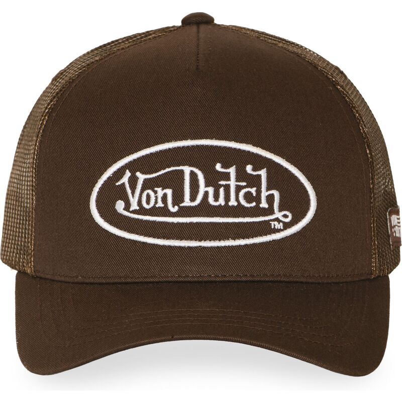 kasketter-buet-brun-justerbar-rem-lofb51-af-von-dutch kasketter-buet-brun-justerbar-rem-lofb51-af-von-dutch