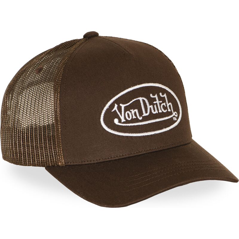 kasketter-buet-brun-justerbar-rem-lofb51-af-von-dutch kasketter-buet-brun-justerbar-rem-lofb51-af-von-dutch