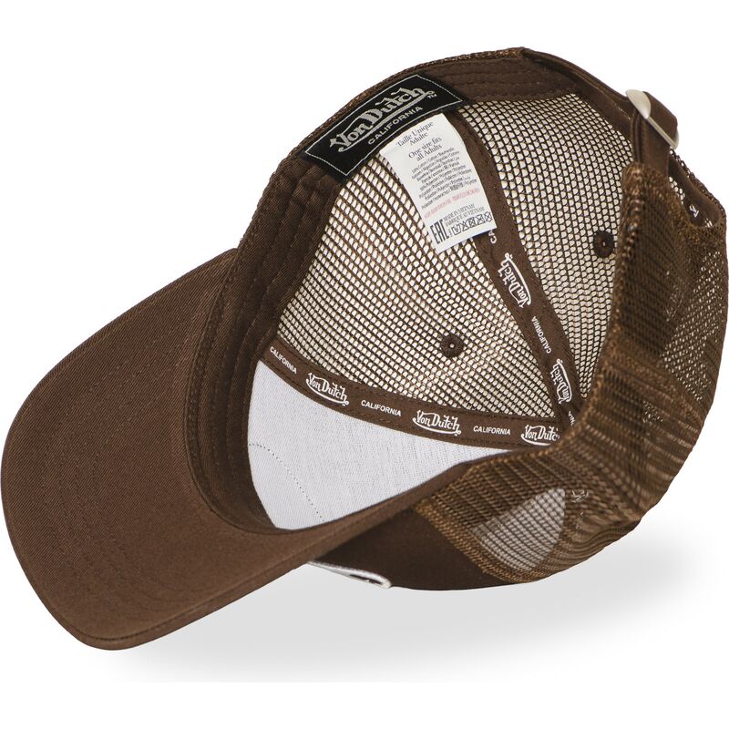 kasketter-buet-brun-justerbar-rem-lofb51-af-von-dutch kasketter-buet-brun-justerbar-rem-lofb51-af-von-dutch