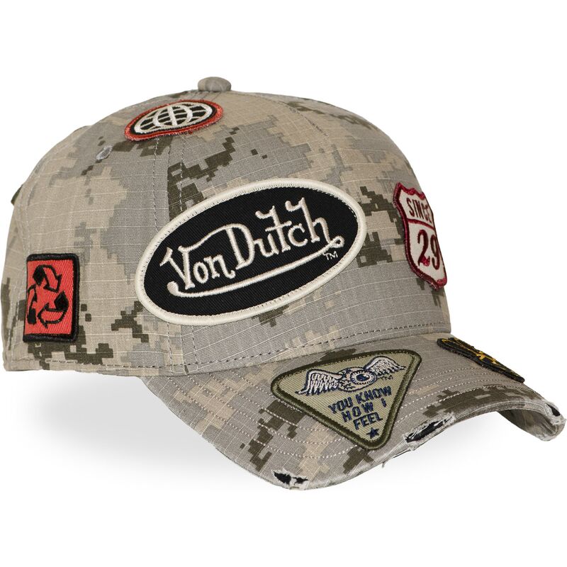 kasketter-buet-camouflage-snapback-kamo03-af-von-dutch kasketter-buet-camouflage-snapback-kamo03-af-von-dutch