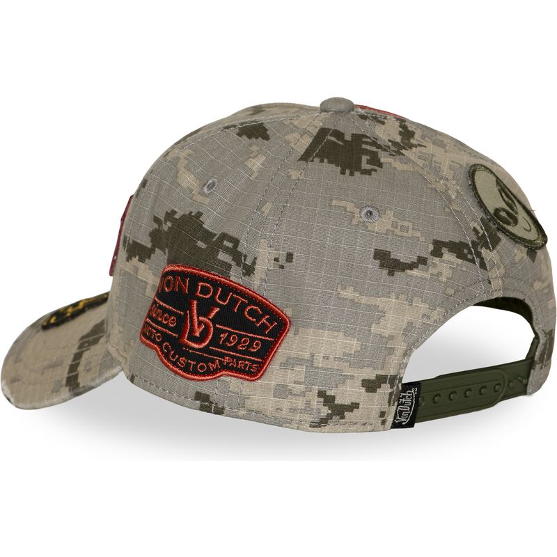 kasketter-buet-camouflage-snapback-kamo03-af-von-dutch kasketter-buet-camouflage-snapback-kamo03-af-von-dutch