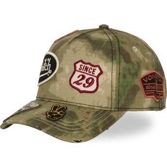 Kasketter buet camouflage snapback KAMO04 af Von Dutch