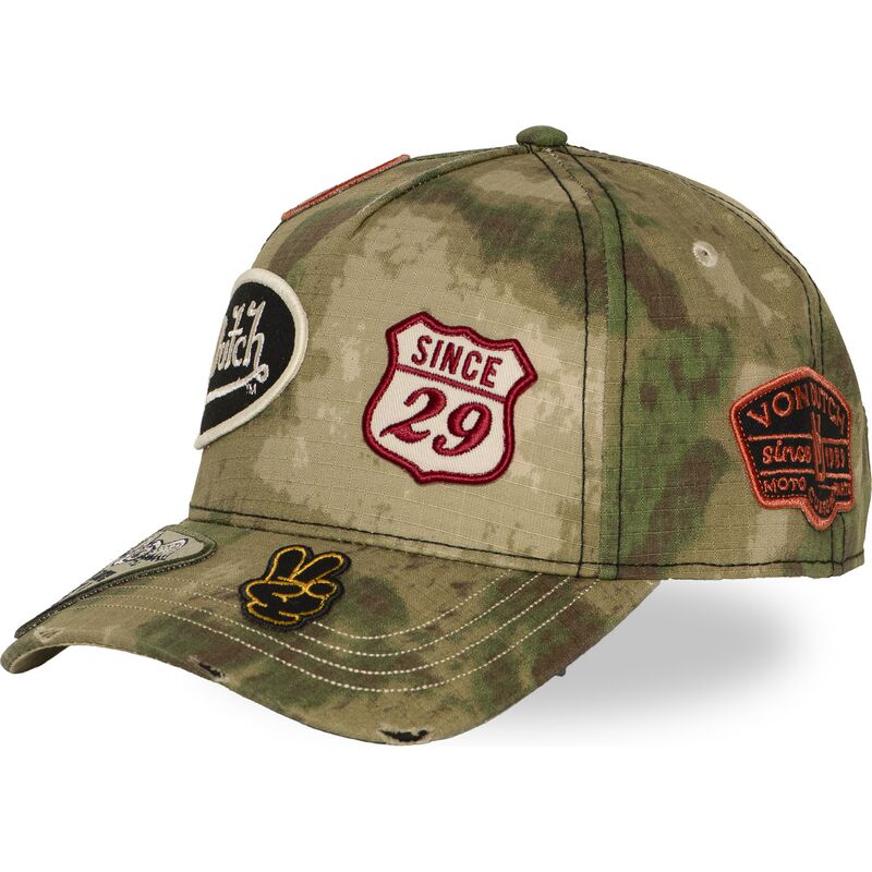 kasketter-buet-camouflage-snapback-kamo04-af-von-dutch kasketter-buet-camouflage-snapback-kamo04-af-von-dutch